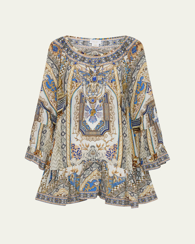 Make Me Your Mosaic A-Line Frill Dress